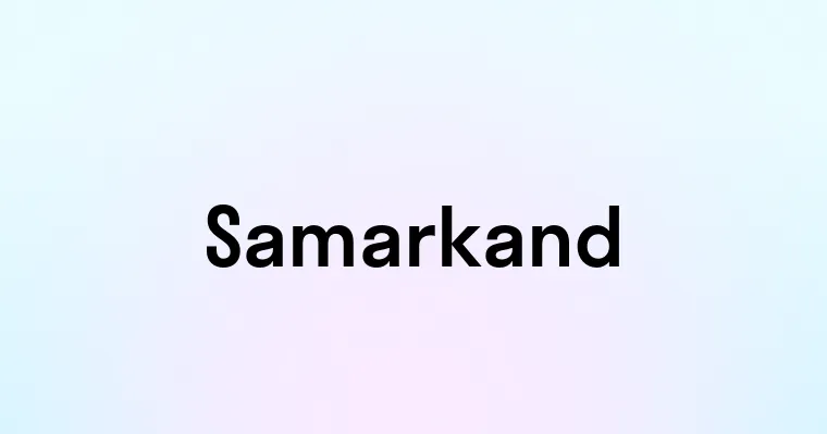 Samarkand