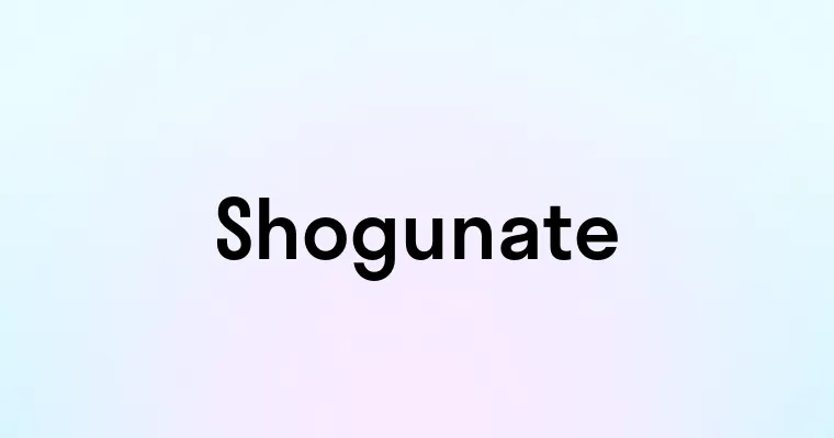 Shogunate