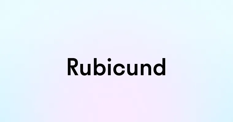 Rubicund