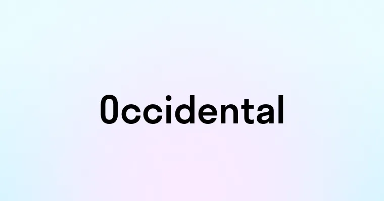 Occidental