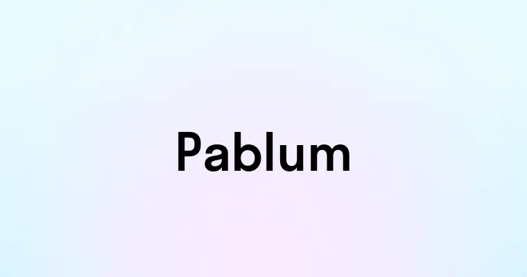 Pablum