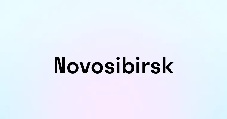 Novosibirsk