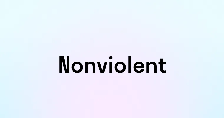 Nonviolent