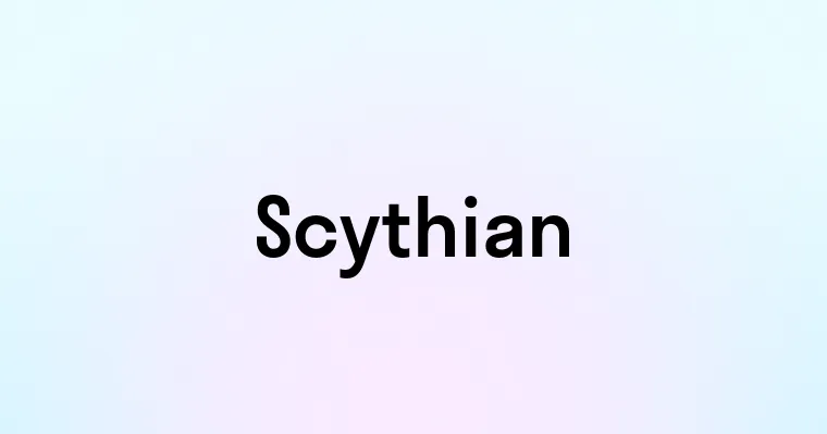 Scythian