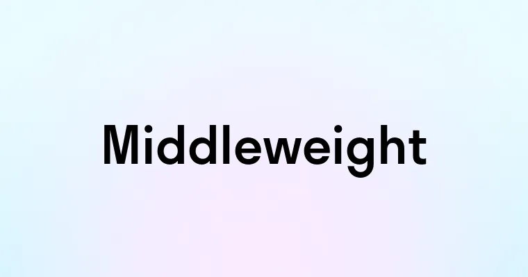 Middleweight