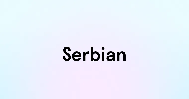 Serbian