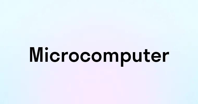 Microcomputer