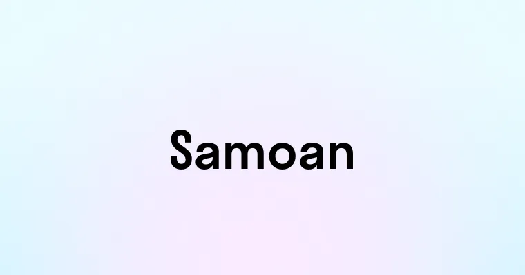 Samoan