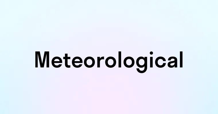 Meteorological