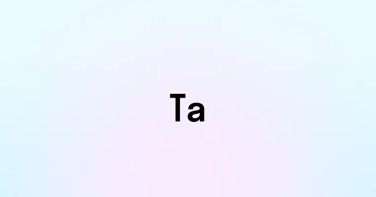 Ta