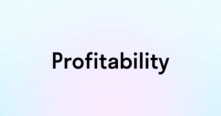 Profitability