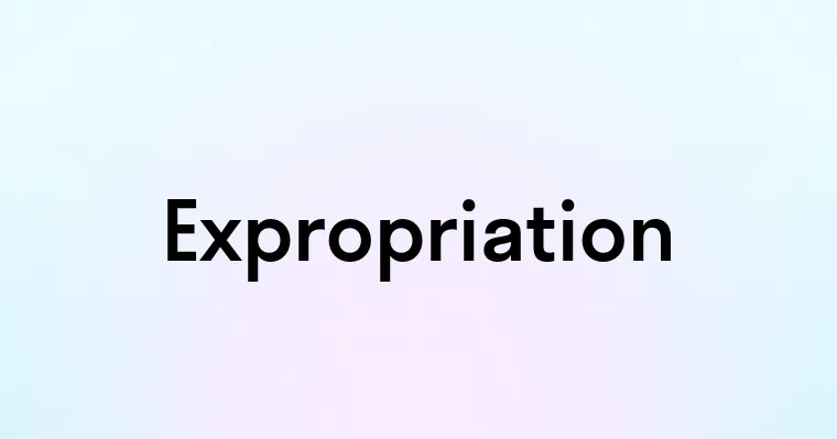 Expropriation