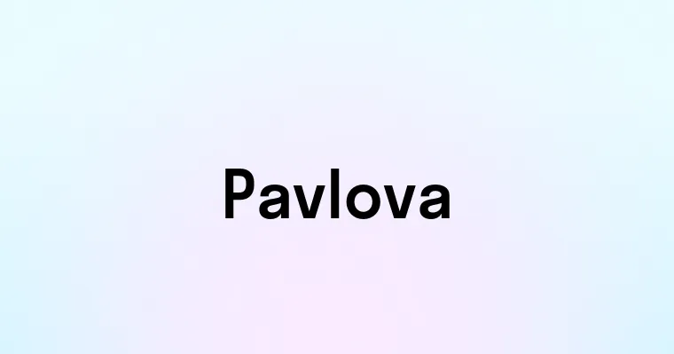 Pavlova