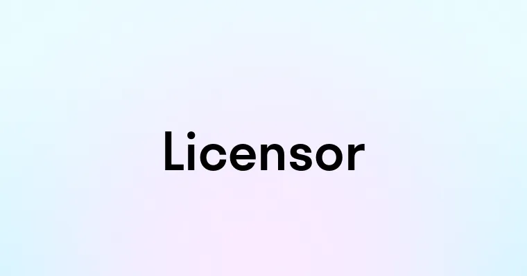 Licensor