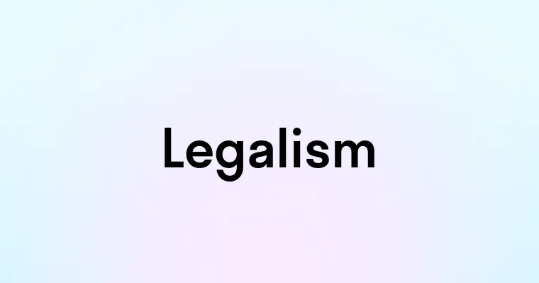 Legalism