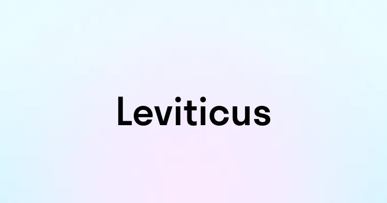 Leviticus