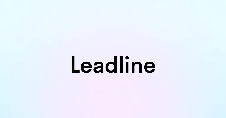 Leadline