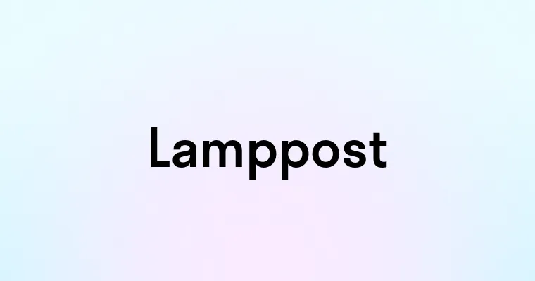 Lamppost