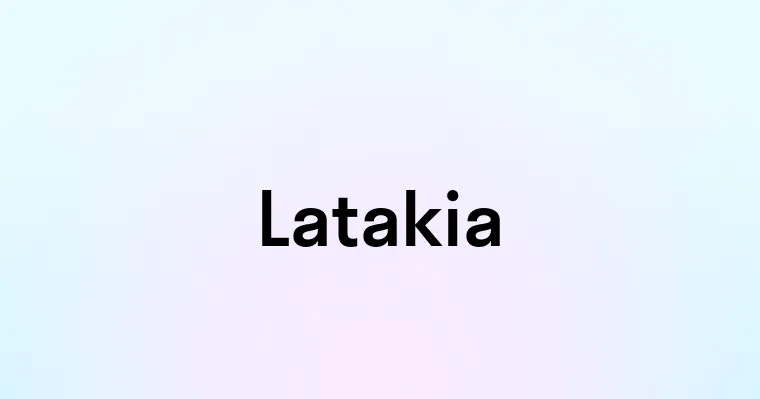 Latakia