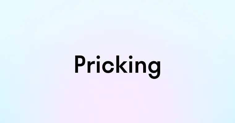 Pricking