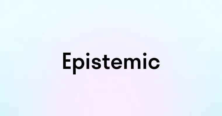 Epistemic