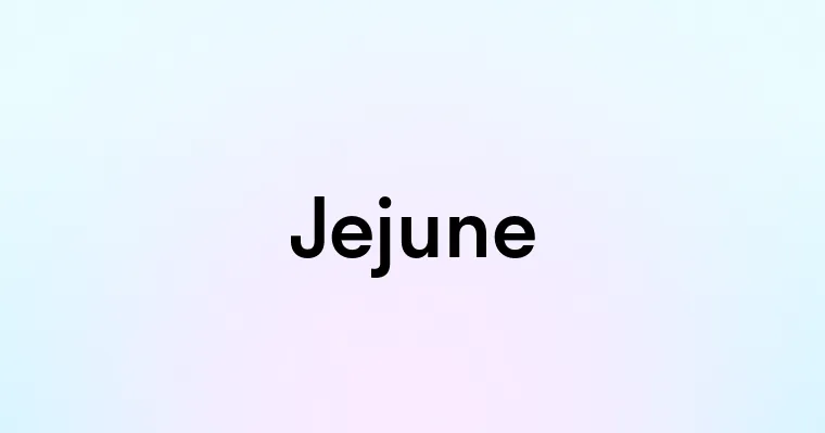 Jejune