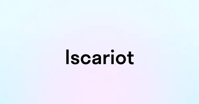 Iscariot