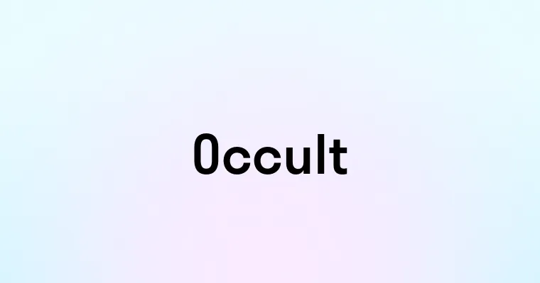 Occult