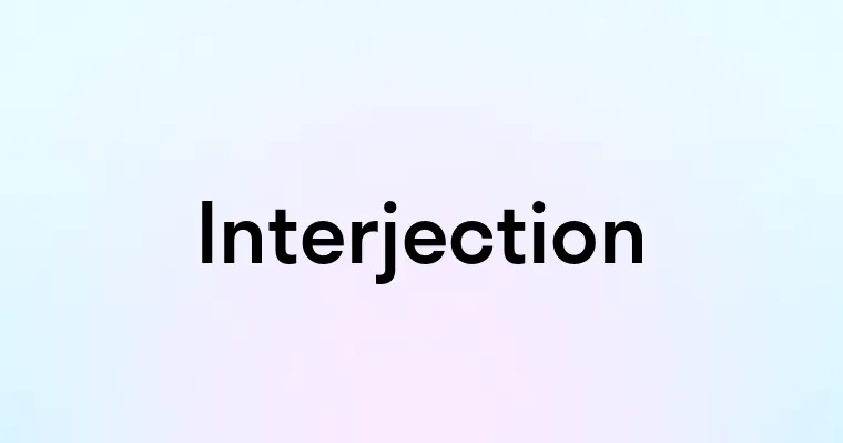 Interjection