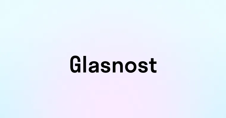 Glasnost