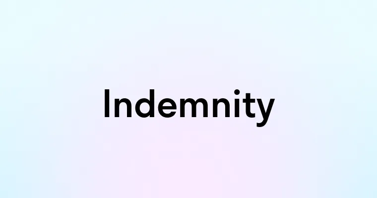 Indemnity