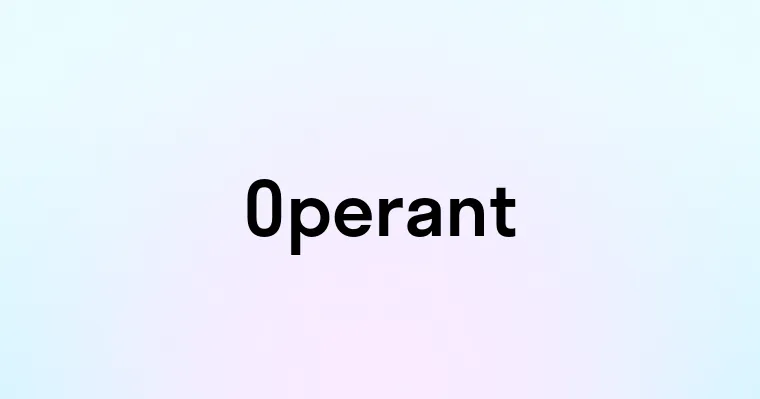 Operant