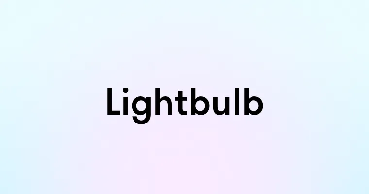 Lightbulb