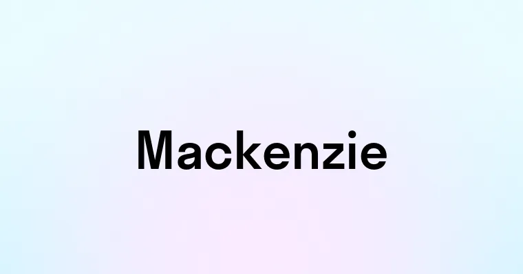 Mackenzie