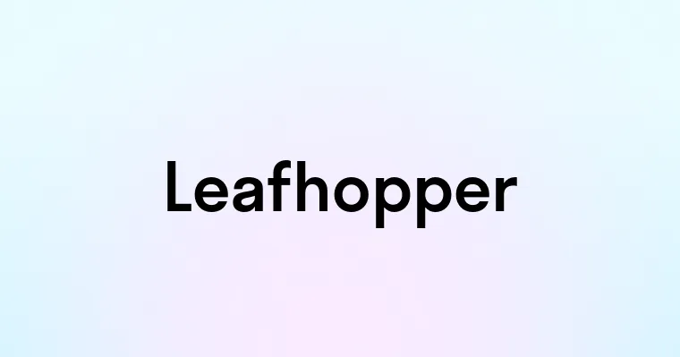 Leafhopper