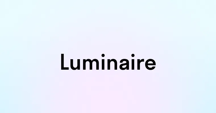 Luminaire