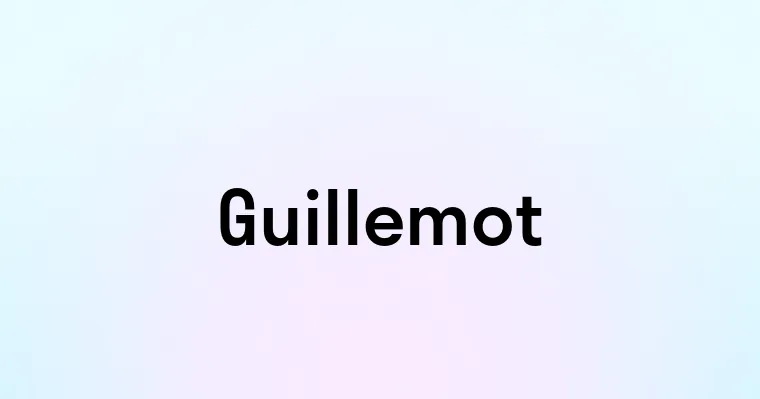 Guillemot