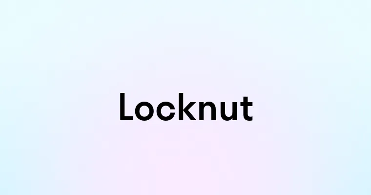 Locknut