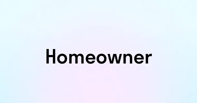 Homeowner