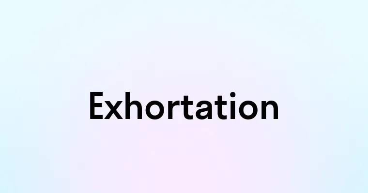 Exhortation