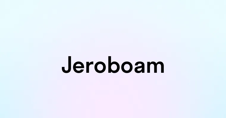 Jeroboam