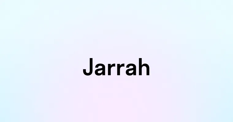 Jarrah