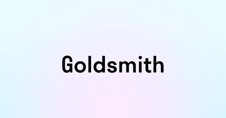 Goldsmith