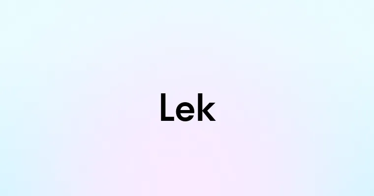 Lek