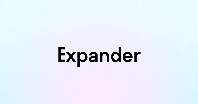 Expander