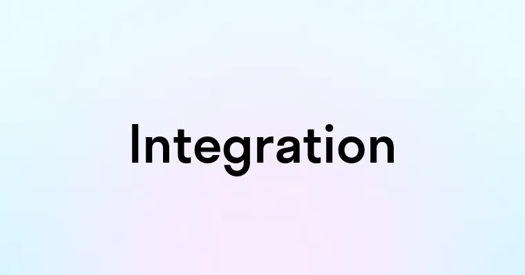 Integration