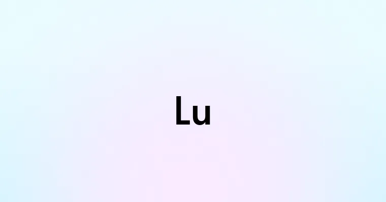 Lu