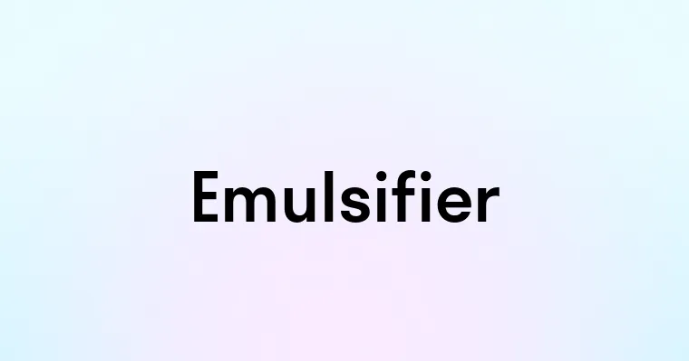 Emulsifier