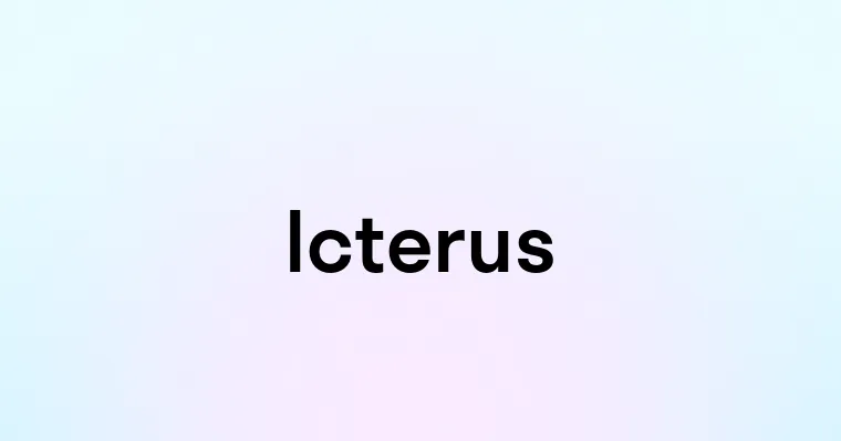 Icterus