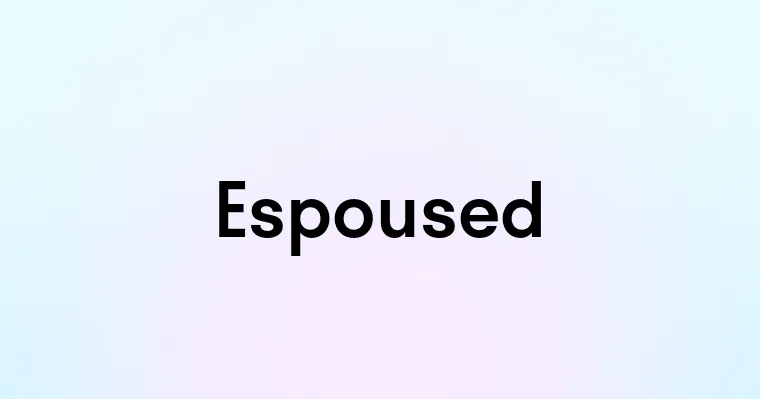 Espoused